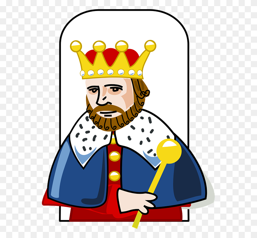 565x720 Royal King Clipart - Royal Crown Clipart