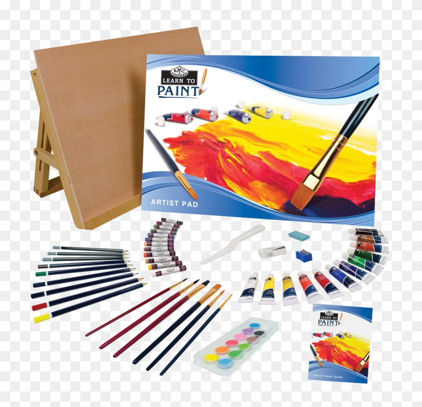 1000x964 Royal Langnickel Learn To Paint Set Rex Art Supplies - Art Supplies PNG