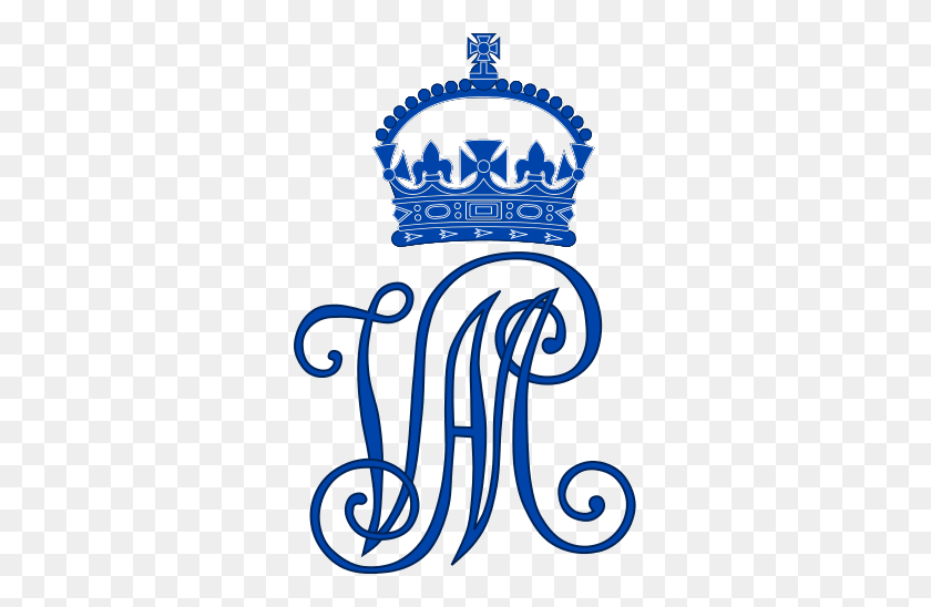 309x488 Royal Monogram Of Princess Mary Of Teck, Royal Monograms - Queen Elizabeth PNG
