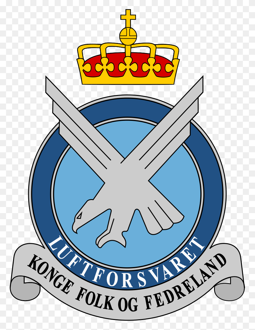 775x1024 Logotipo De La Real Fuerza Aérea Noruega - Logotipo De La Fuerza Aérea Png