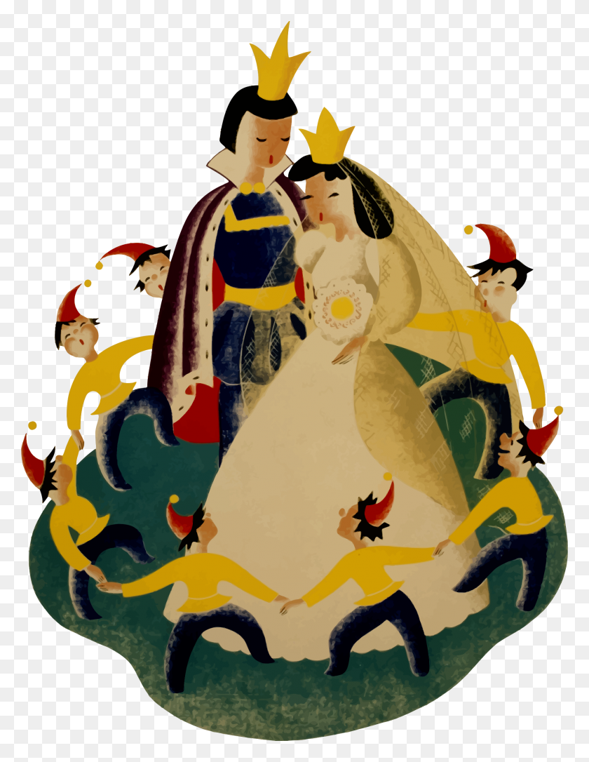 1824x2400 Королевская Свадьба - Векторный Клипарт Изображение - Королевская Свадьба Клипарт