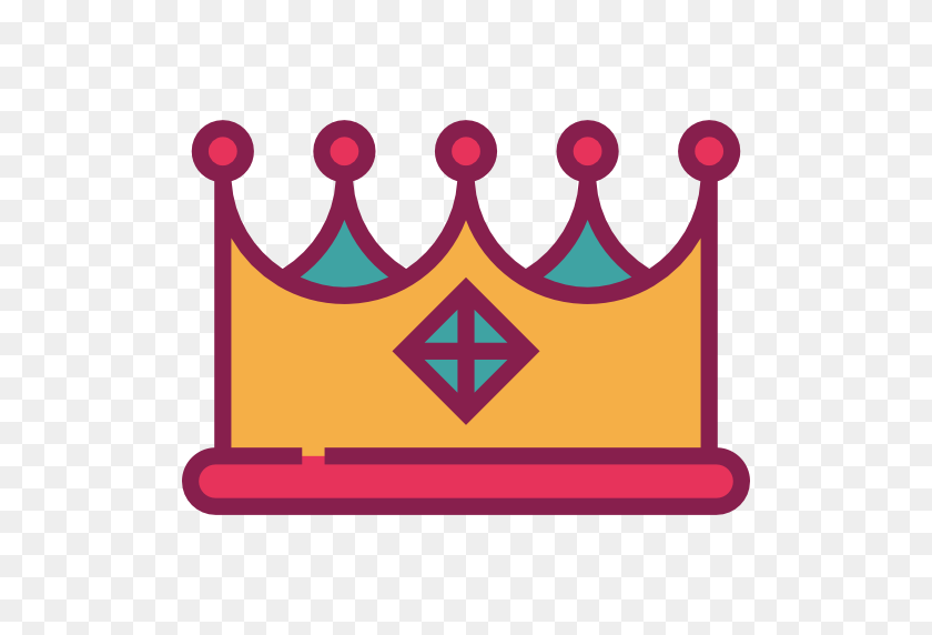 512x512 Роялти, Шахматная Фигура, День Рождения И Вечеринка, Разное, Король - Королева Корона Png