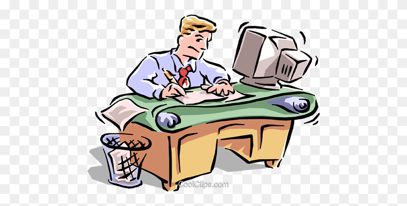 480x365 Royalty Free Clip Art Office Image Information - Cubicle Clipart