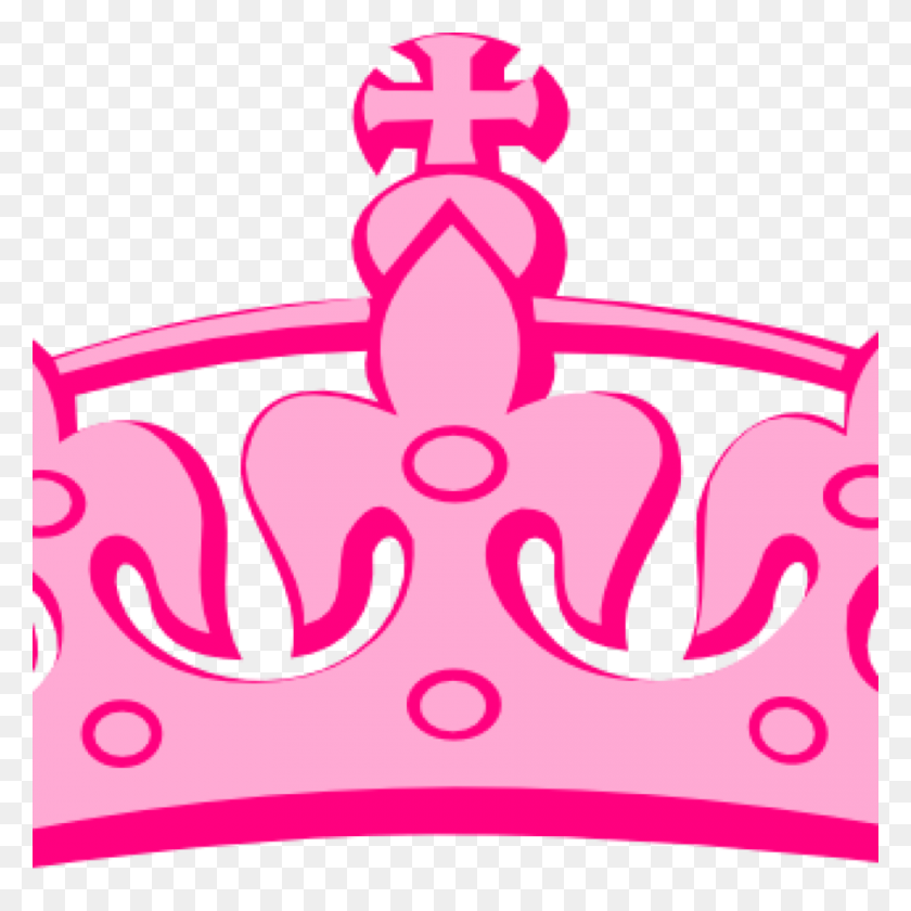 900x900 Royalty Kathleenhalme Pink Crown Girly Pictures - Girly Clipart