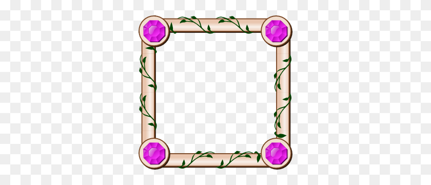 300x300 Rpg Map Ivy Border Clipart - Page Border Clipart