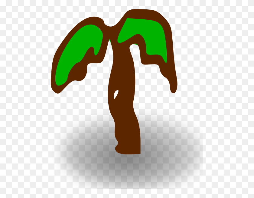504x594 Rpg Map Symbols Palm Tree Clip Art - Palm Tree PNG