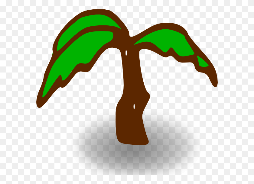 600x549 Rpg Map Symbols Palm Tree Clip Art Free Vector - Palm Tree Clip Art