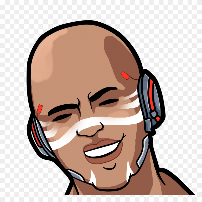 1200x1200 Rswany On Twitter So I Made A Doomfist 'bustin' Emote - Twitch Emote PNG