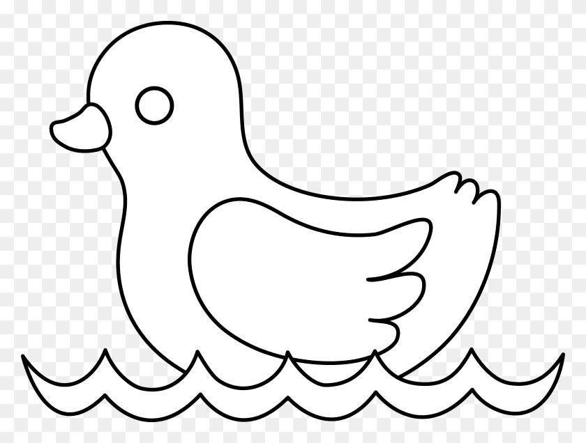 6162x4557 Rubber Duck Clip Art - Duckling Clipart