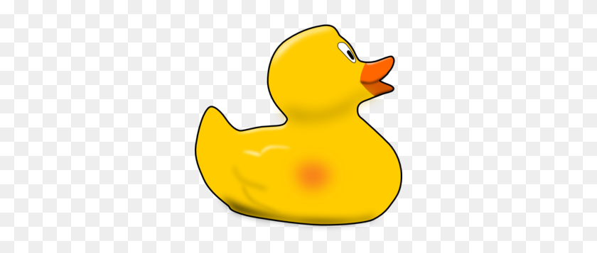 292x297 Rubber Duck Clipart - Duck Feet Clipart