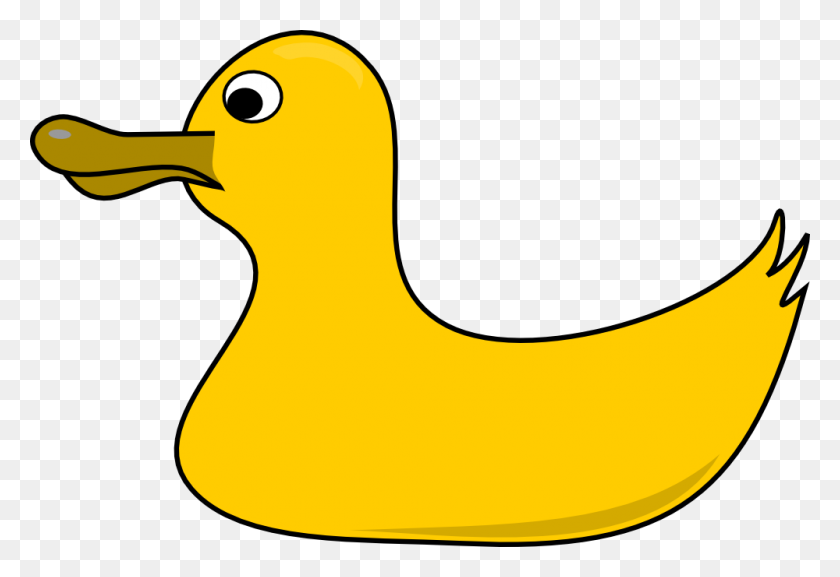 1000x664 Rubber Duck Image - Duck With Umbrella Clipart