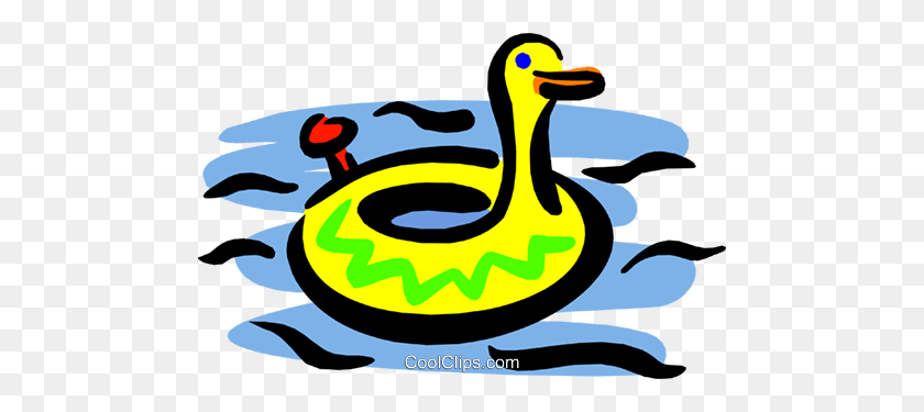 480x315 Rubber Duck Royalty Free Vector Clip Art Illustration - Rubber Duck Clip Art
