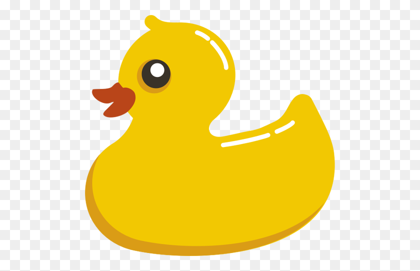 500x482 Rubber Duck With A Shiny Tail Vector Clip Art - Shiny Clipart