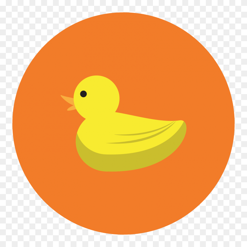 1600x1600 Rubber Ducky Icon - Rubber Duck PNG