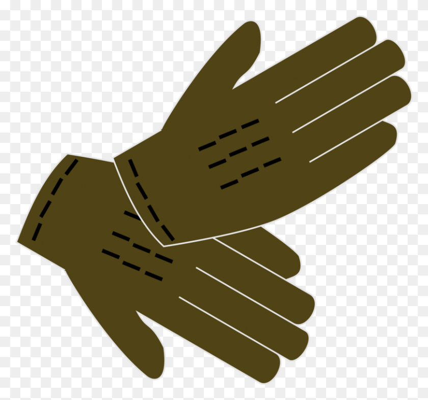 808x750 Rubber Glove Clothing Leather - Rubber Gloves Clipart