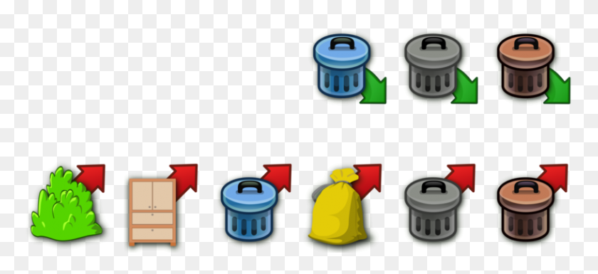 816x340 Rubbish Bins Waste Paper Baskets Recycling Bin Landfill Free - Landfill Clipart