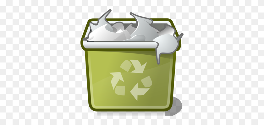 328x340 Rubbish Bins Waste Paper Baskets Recycling Bin Tin Can Free - Recycle Bin Clipart
