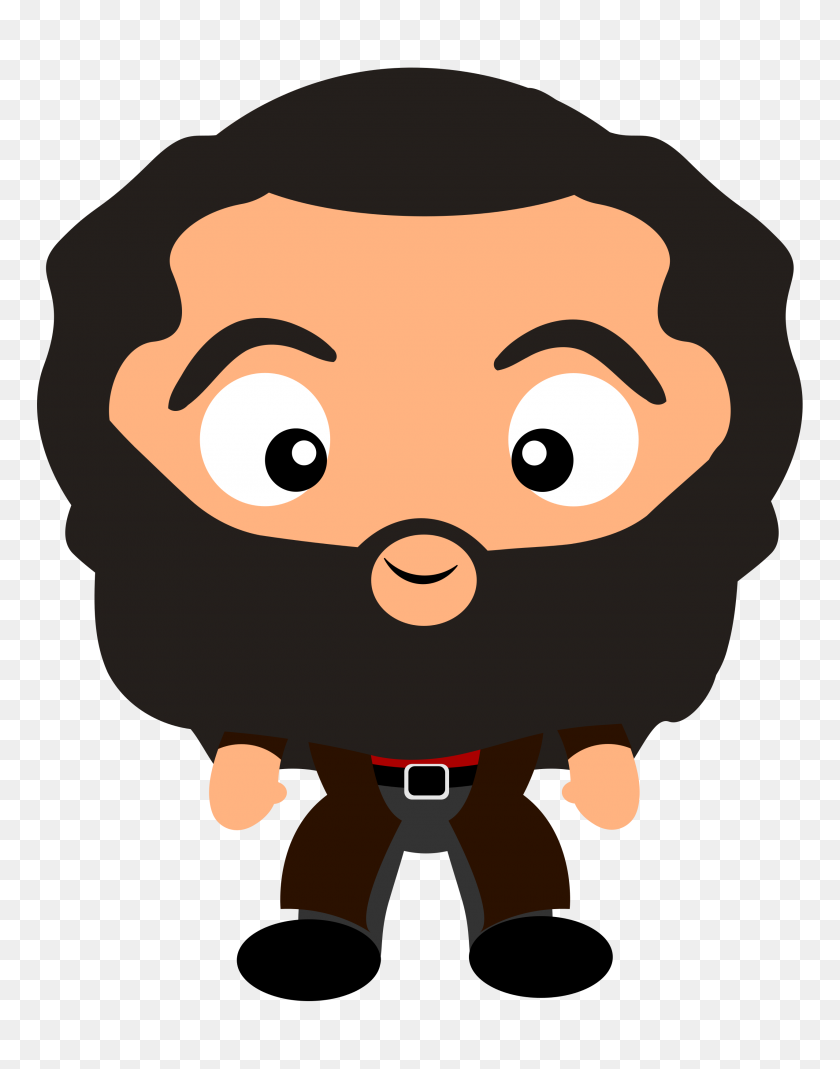 2550x3300 Rubeus Hagrid, Gamekeeper And Keeper Of Keys And Grounds - Snape Clipart