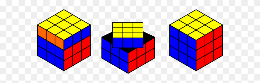 600x208 Кубик Рубика Решение Картинки - Решить Клипарт