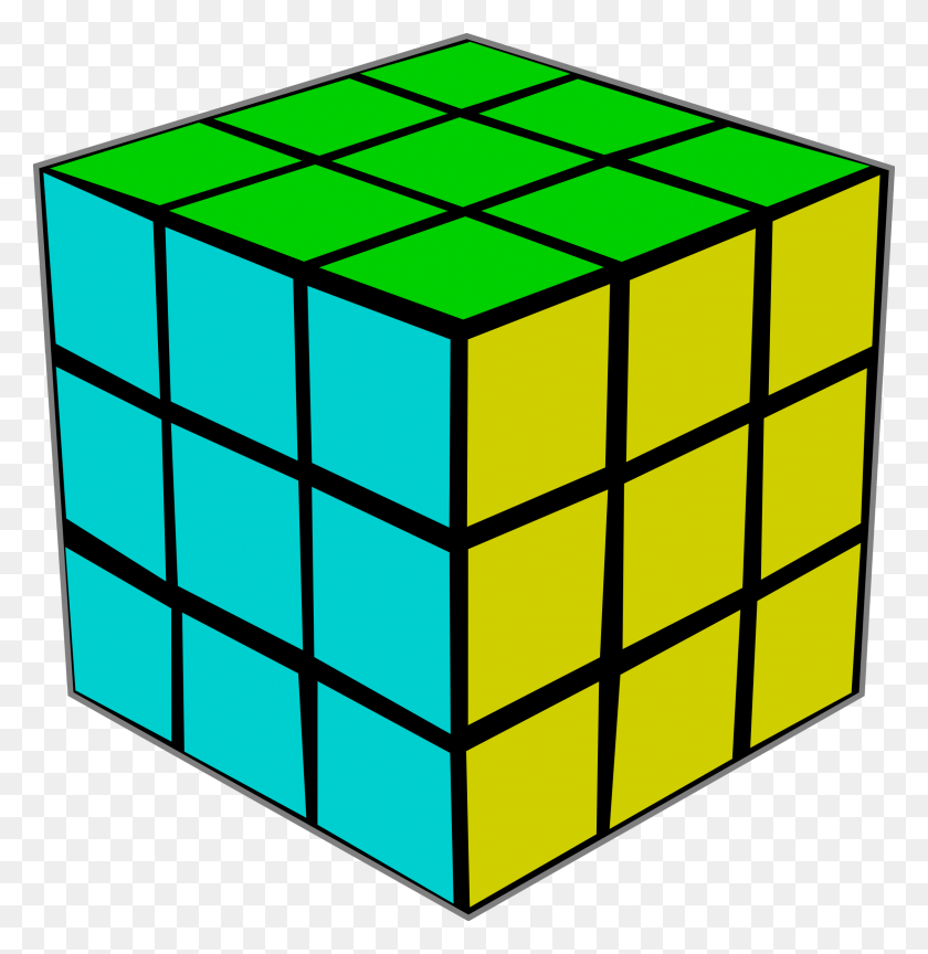 2326x2400 Rubik's Cube Clipart Clipart, Cube And Png Photo - Rubix Cube Clipart