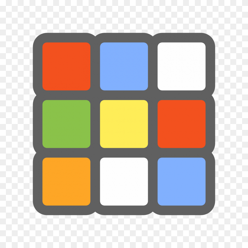 1600x1600 Значок Кубик Рубика - Кубик Рубика Png