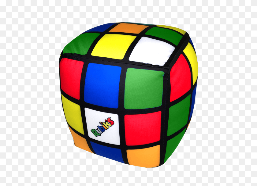 550x550 Кубик Рубика Подушка Из Микрогранул Искрим - Кубик Рубика Png
