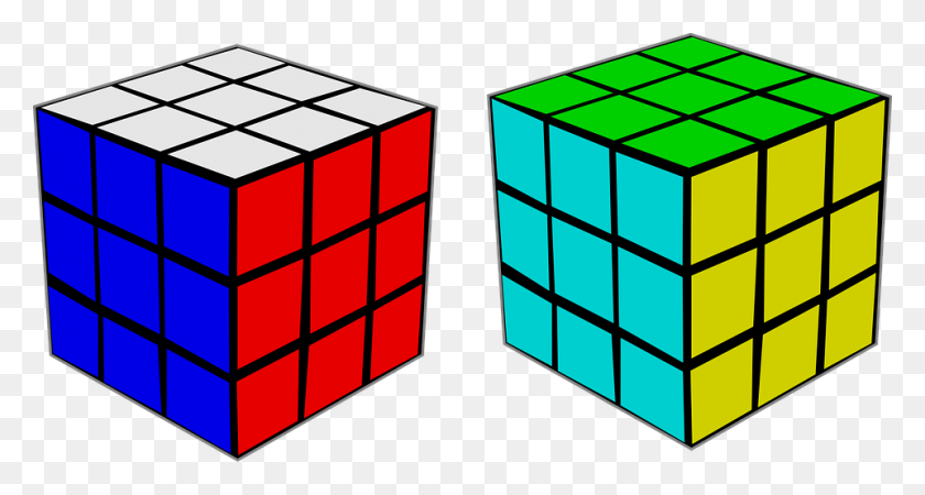960x480 Кубик Рубика Png - Куб Png