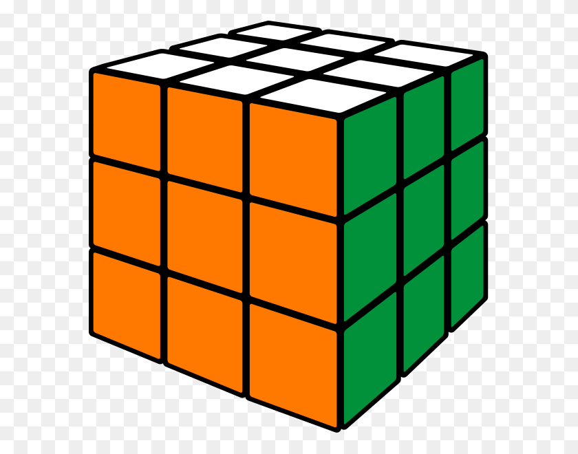 581x600 Rubik's Cube Png Image - Rubix Cube Clipart