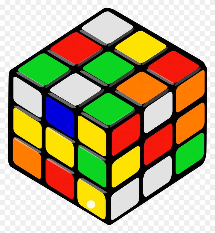 2203x2400 Rubik's Cube Png Image - Rubix Cube PNG
