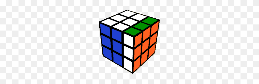 206x215 Rubik's Cube Tips For A Lightning Fast Solving! - Rubix Cube PNG