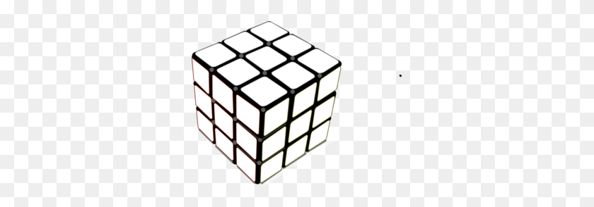 297x234 Rubiks Cube White Clip Art - Rubiks Cube Clipart