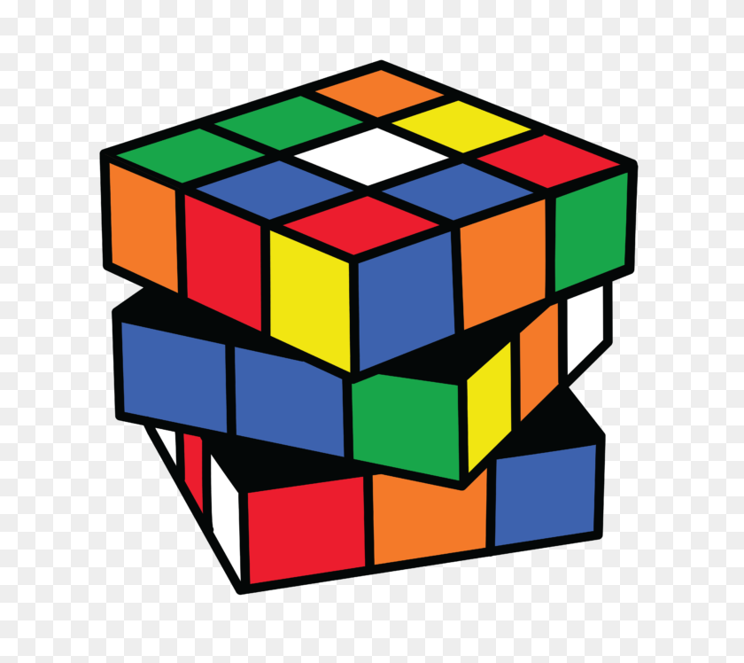 700x688 Кубик Рубикс Цвет Клипарт - Куб Рубикс Png
