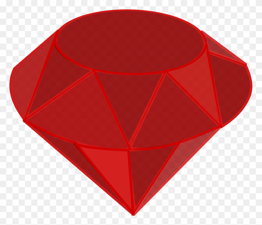 800x679 Ruby Clipart Emerald Stone - Emerald PNG