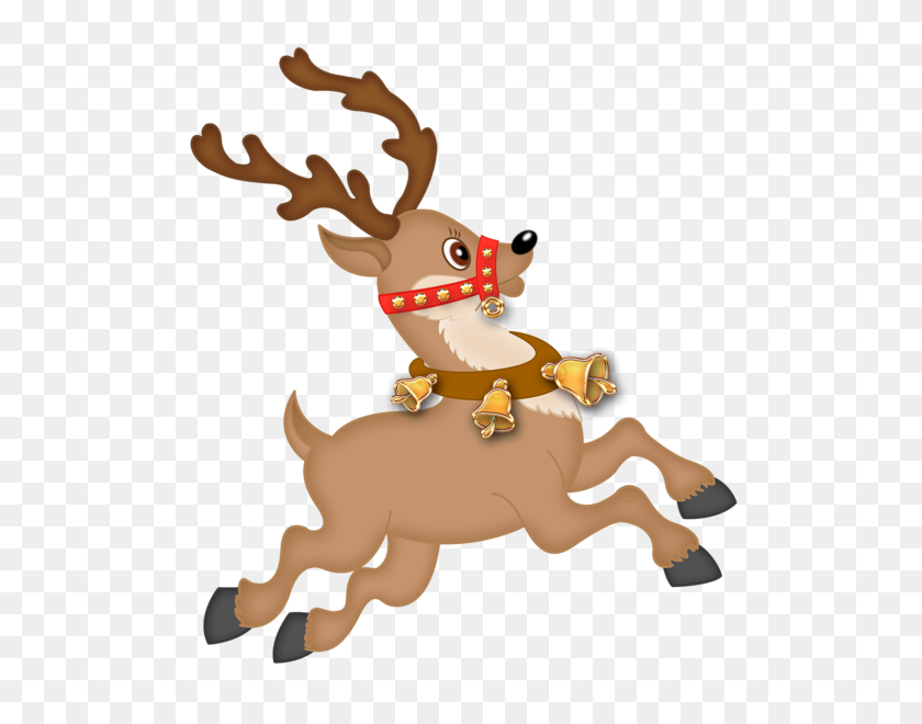 518x600 Rudolph Christmas, Reindeer - Hvac Clipart