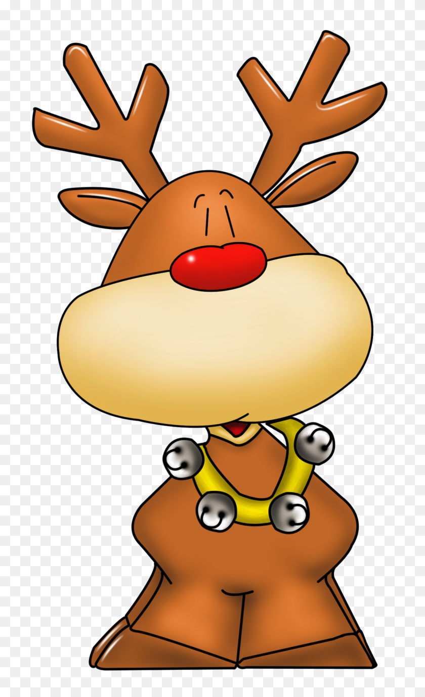 1176x1989 Rudolph Clip Art - Cute Reindeer Clipart