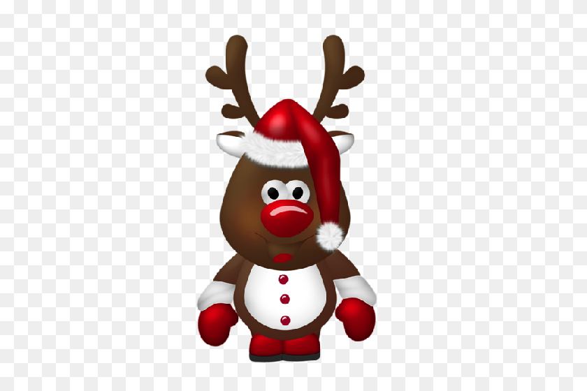 500x500 Rudolph The Red Nosed Reindeer - Rudolph Nose PNG