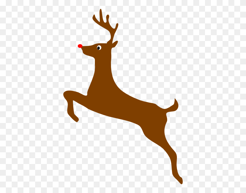 408x599 Rudolph The Red Nosed Reindeer Clip Art - Rudolph PNG