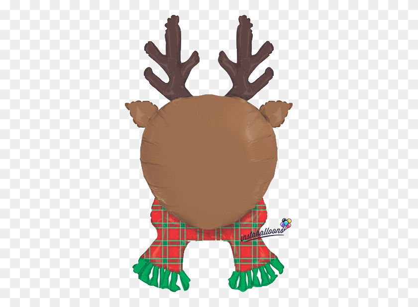 337x558 Rudolph The Red Nosed Reindeer Jumbo Balloon Instaballoons - Rudolph PNG