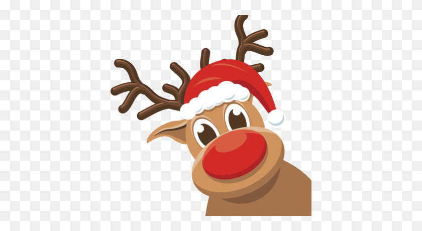 400x400 Rudolph The Red Nosed Reindeer Love To Sing - Rudolph The Red Nosed Reindeer Clipart