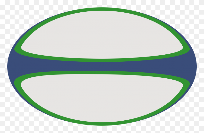 2400x1504 Rugby Ball Clipart - Oval Shape Clipart
