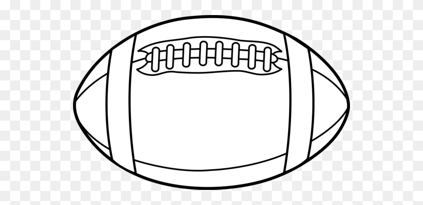550x348 Rugby Ball Or Football Line Art - Softball Glove Clipart