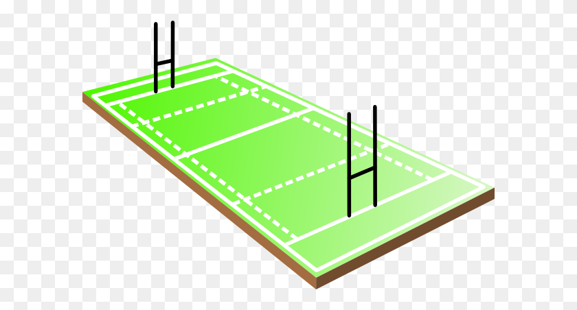600x392 Rugby Field Clip Art - Rugby Clipart