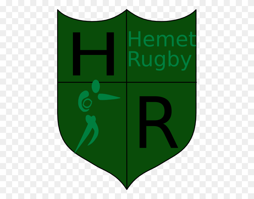 462x599 Rugby Shield Clip Art - Rugby Clipart