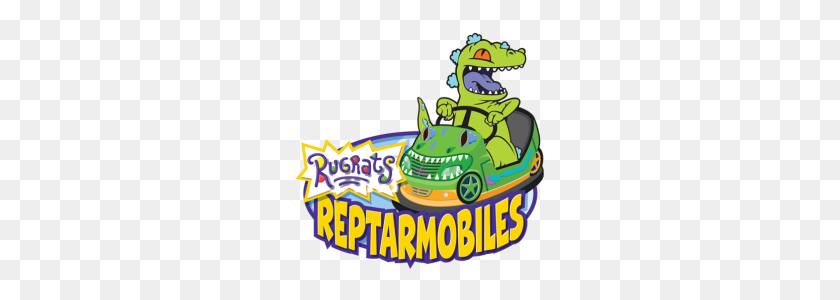 254x240 Rugrats Reptarmobiles Nickelodeon Universe - Rugrats Logo PNG