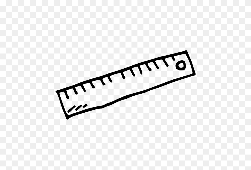 512x512 Ruler Doodle Icon - Ruler PNG