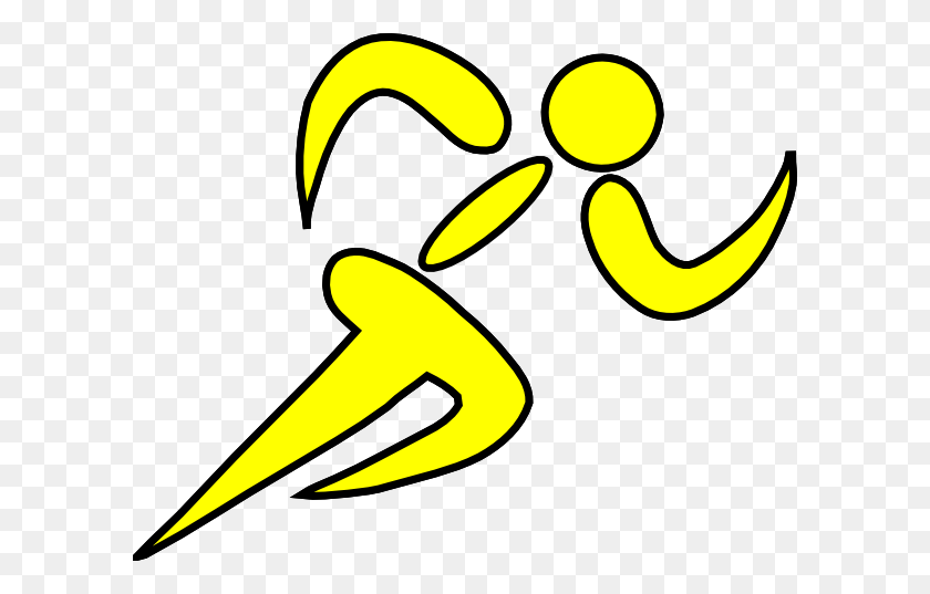 600x477 Runner Yellow Clip Art - Yellow Shirt Clipart