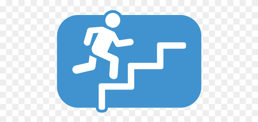 488x339 Runnin Stairs - Step Team Clip Art