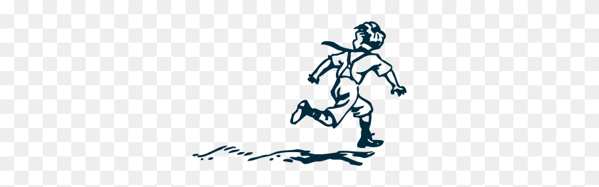 300x203 Running Boy Clip Art - Running Away Clipart