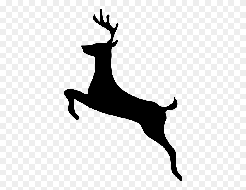 402x590 Running Deer Clipart Clip Art Images - Running Away Clipart