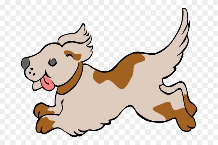 682x500 Running Dog Vector Clip Art - Puppy Clipart PNG